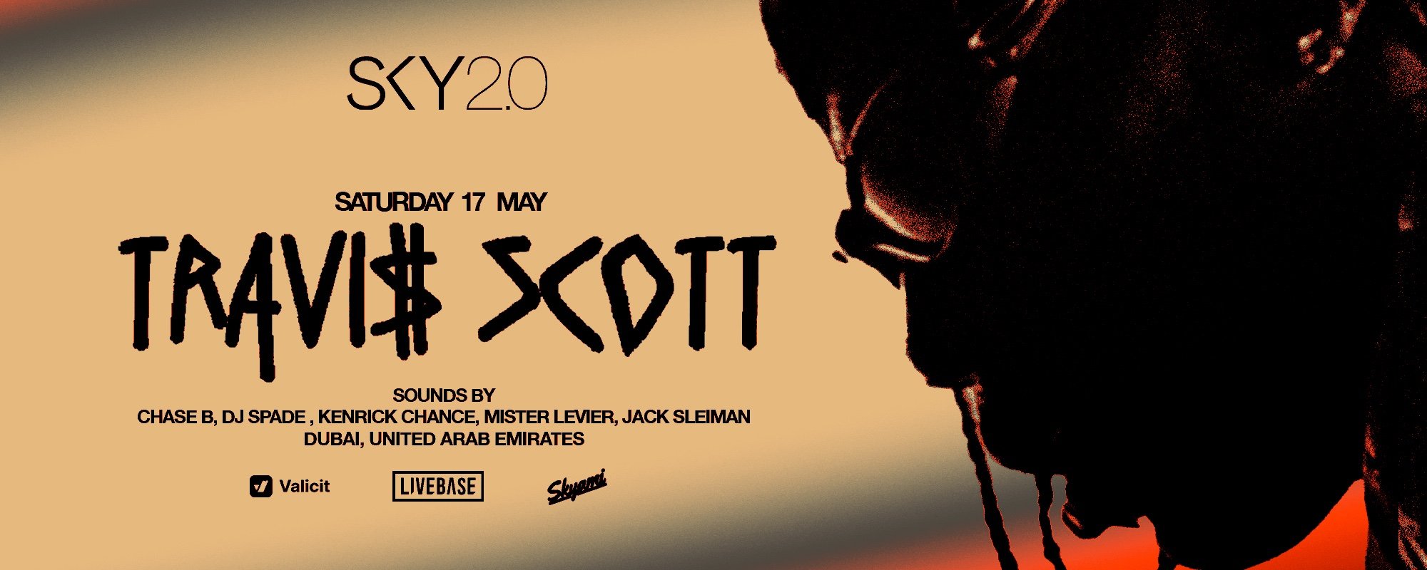 Travis Scott at SKY2.0 May 17th