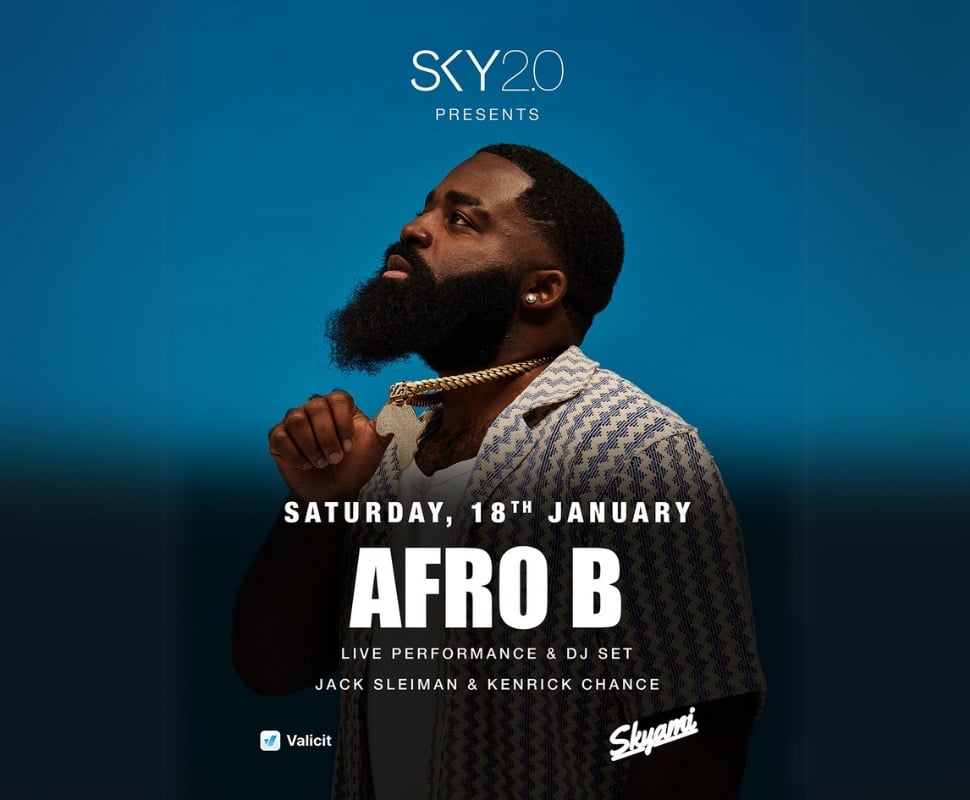 Afro B LIVE at SKY2.0