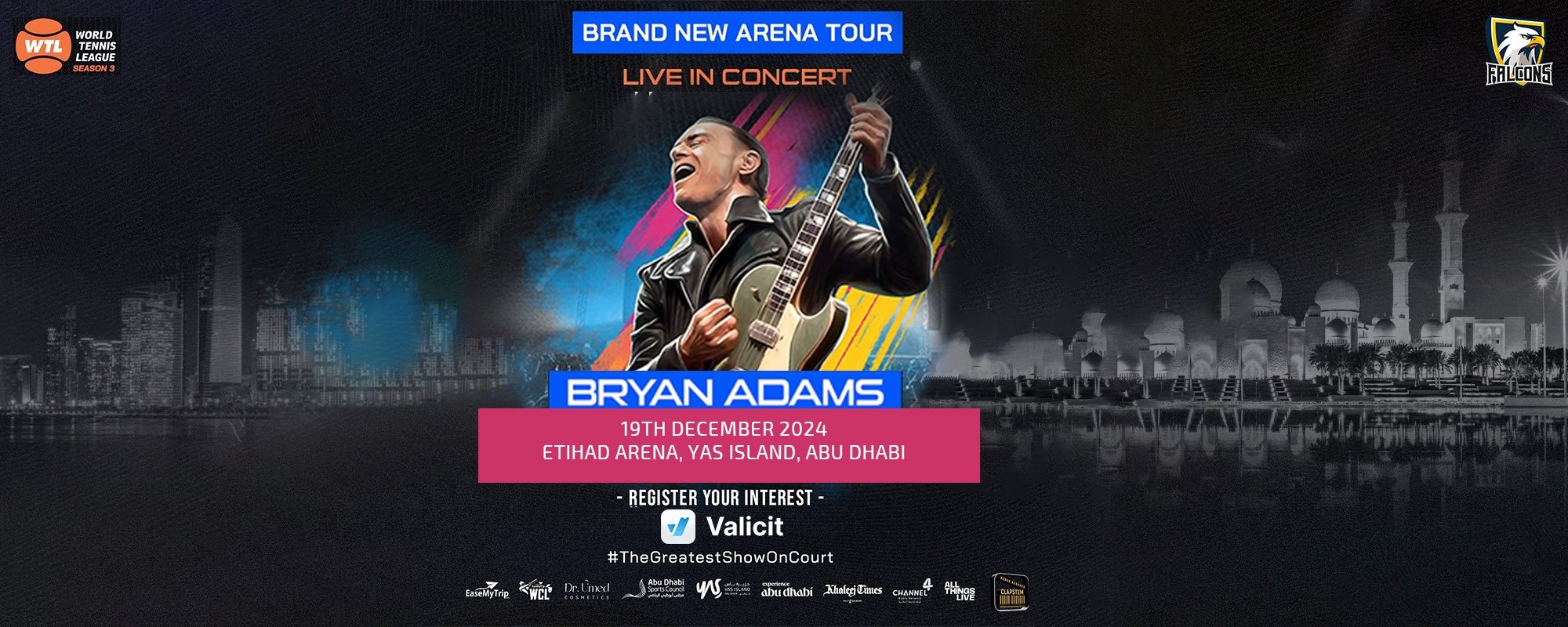 Bryan Adams Live at the World Tennis League!