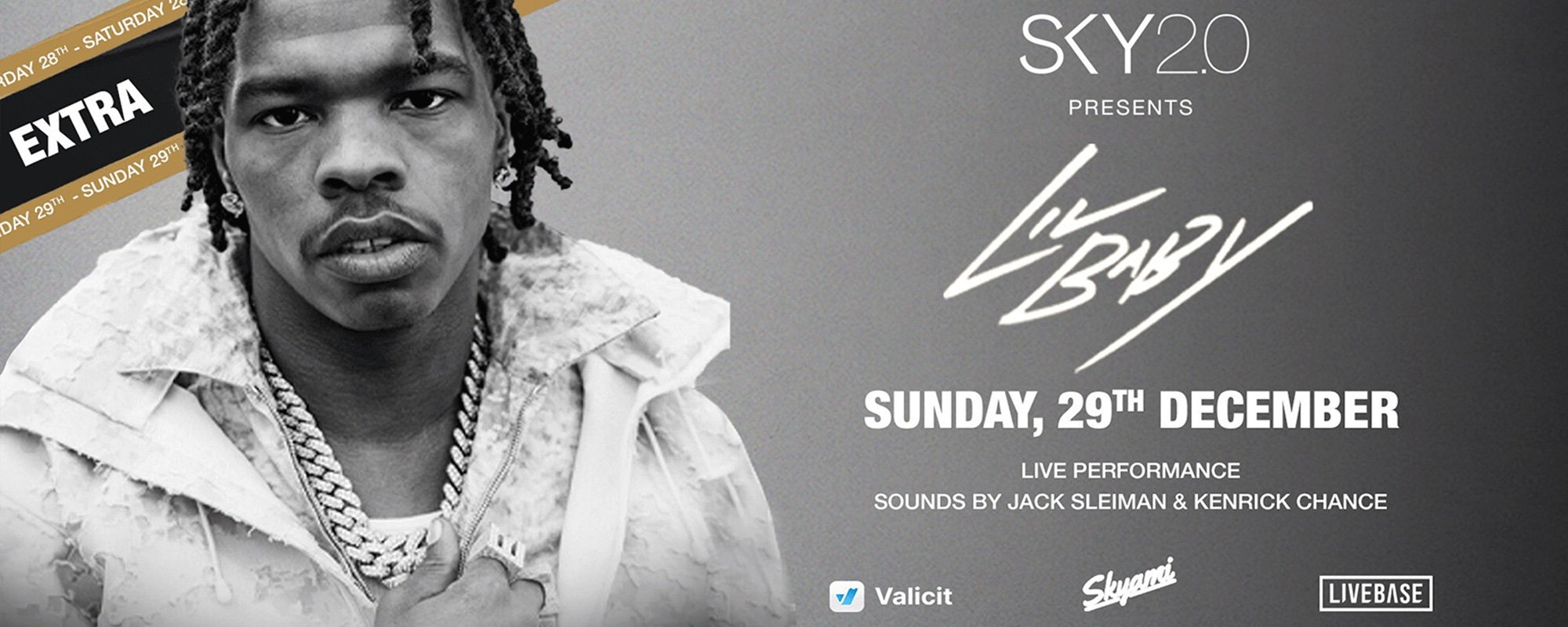 Lil Baby LIVE at SKY 2.0: Sunday, 29th December